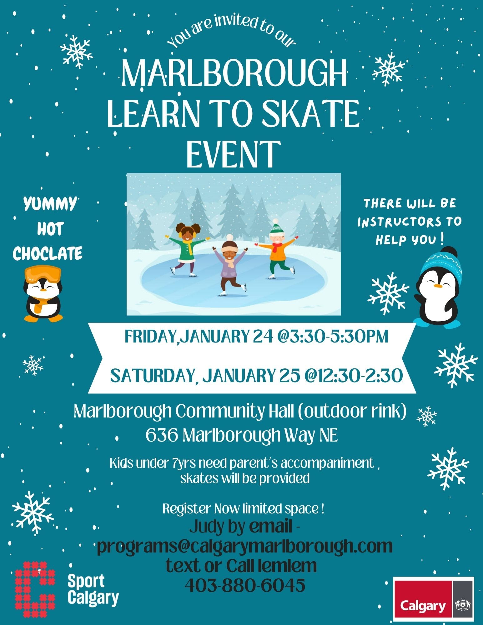 Marlborough learn to skate